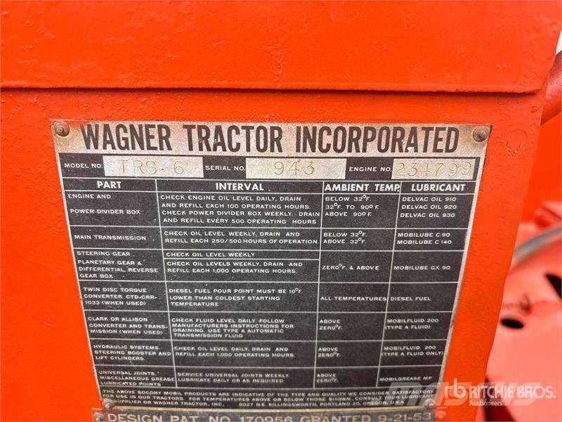 Wagner TRS6 4WD Tractor Traktoren