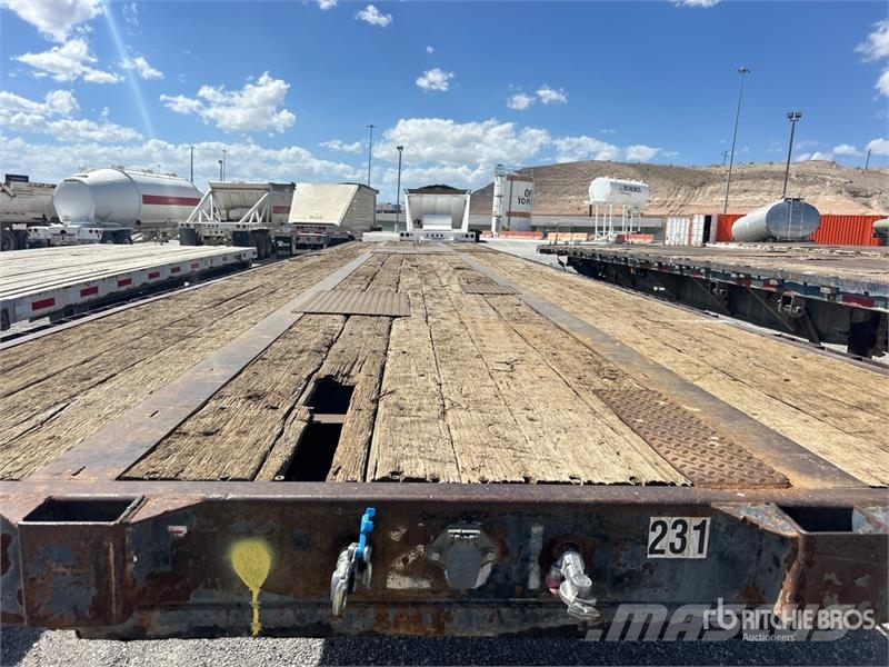 Wanco 45 ft T/A Flatbed Trailer Vlakke laadvloer