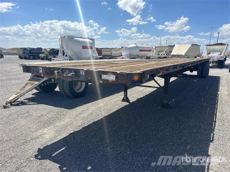 Wanco 45 ft T/A Flatbed Trailer Vlakke laadvloer