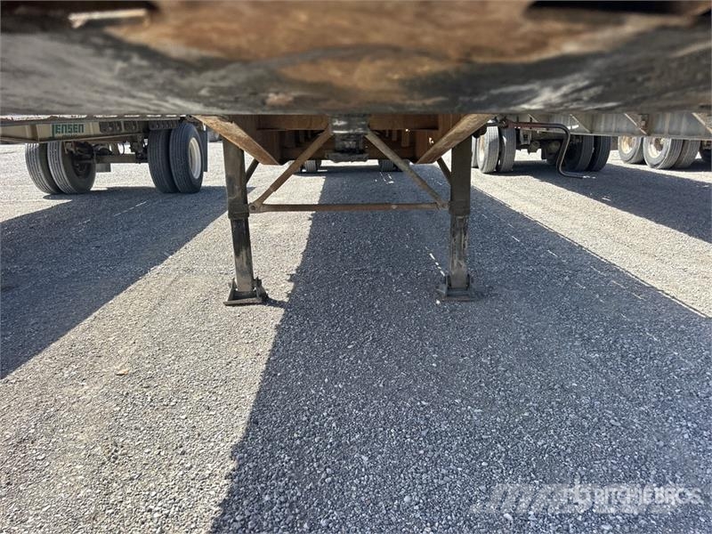 Wanco 45 ft T/A Flatbed Trailer Vlakke laadvloer