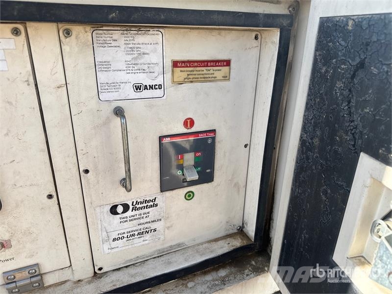 Wanco WSP80 80 kW Skid-Mounted Generator Set Дизелови генератори
