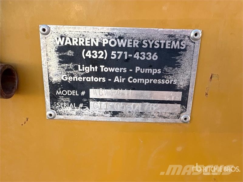  Warren Power Systems WCW84MH 8.2 kW Light Tower 조명타워