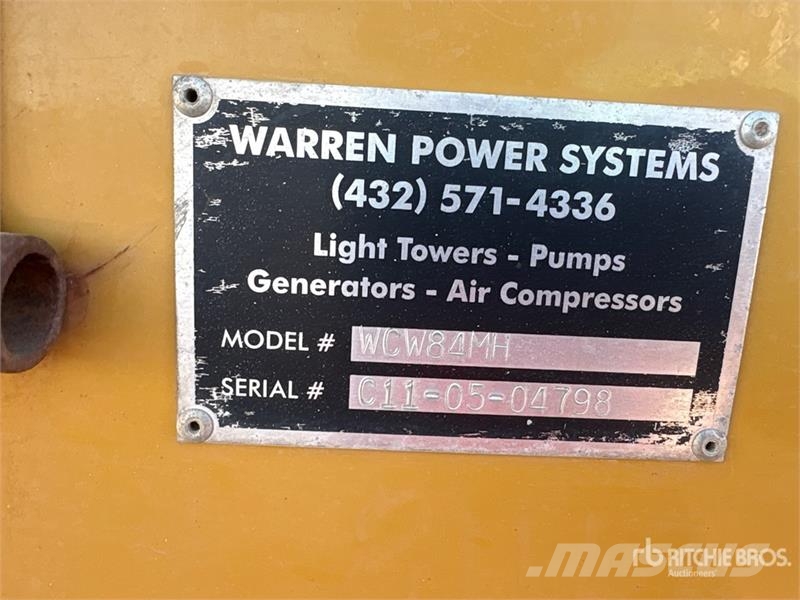 Warren Power Systems WCW84MH 8.2 kW Light Tower Svetlobni stolpi
