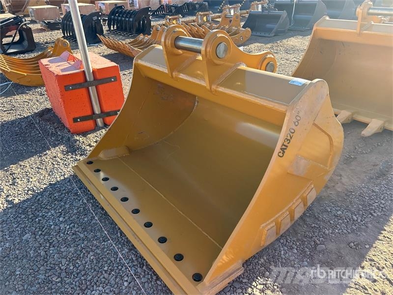 Warrior WBMCC20-1500 59 in Cleanup Excavator Bucket - Fits Baldes