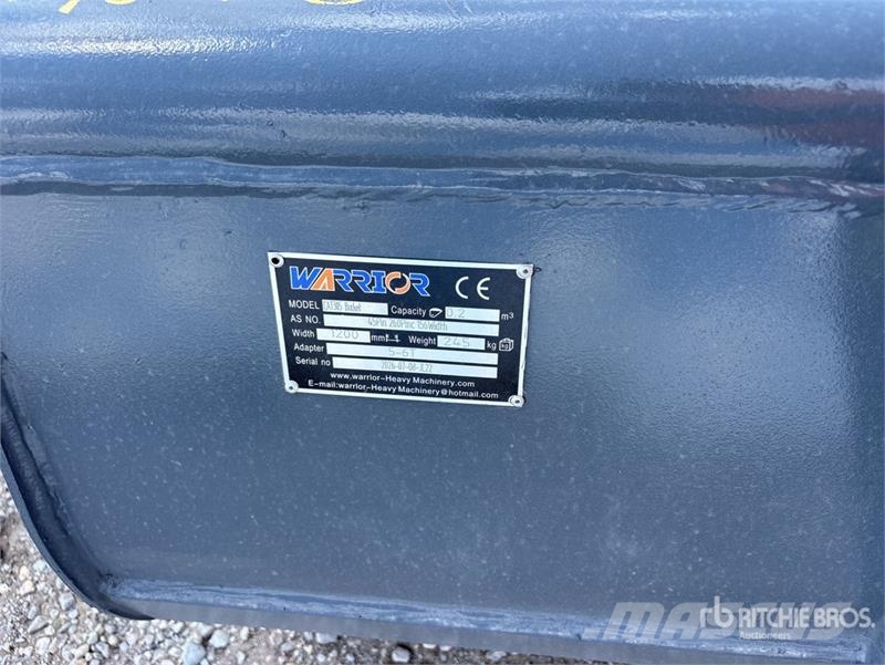 Warrior WBMCC5-1220 48 in Cleanup Excavator Bucket - Fits Kanalak