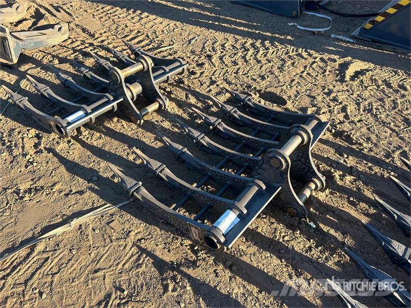 Warrior WBRC05-1000 39 in Excavator Rake - Fits Cat 305 /  Ranghinatori