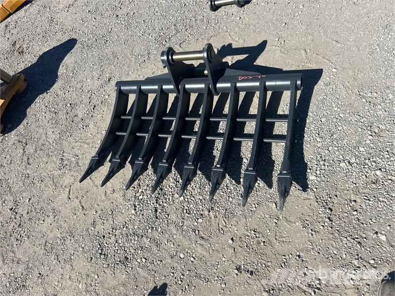 Warrior WBRC07-1200 47 in Excavator Rake - Fits Cat 307 / Rateau faneur