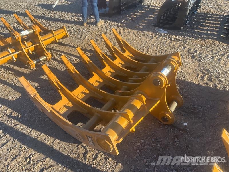 Warrior WBRC12-1620-1 64 in Excavator Rake - Fits Cat 312 Ranghinatori