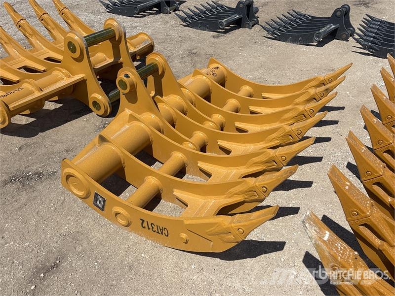 Warrior WBRC12-1620-1 64 in Excavator Rake - Fits Cat 312  テッダー・テッダーレーキ
