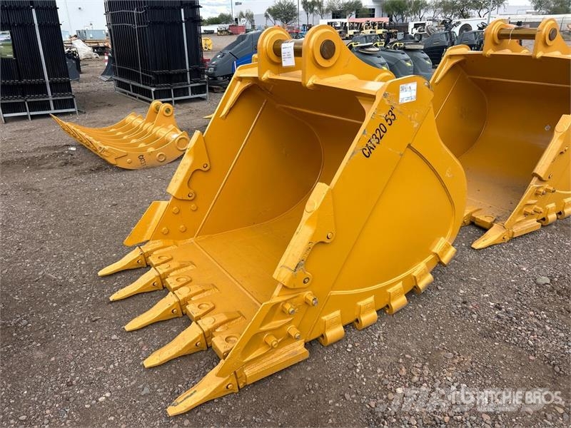 Warrior WBRC20-1400 53 in Digging Excavator Bucket - Fits Bakken