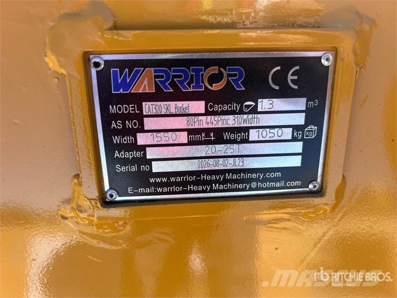 Warrior WBSC20-1500 60 in Skeleton Excavator Bucket - Fits Schaufeln