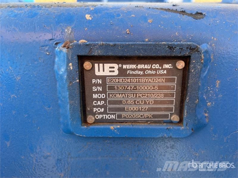 Werk-Brau 24 in .65 cyd Q/C Digging Excavator Bucket Baldes