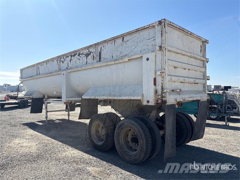 Western 30 ft T/A Frameless End Dump Trailer Przyczepy wywrotki