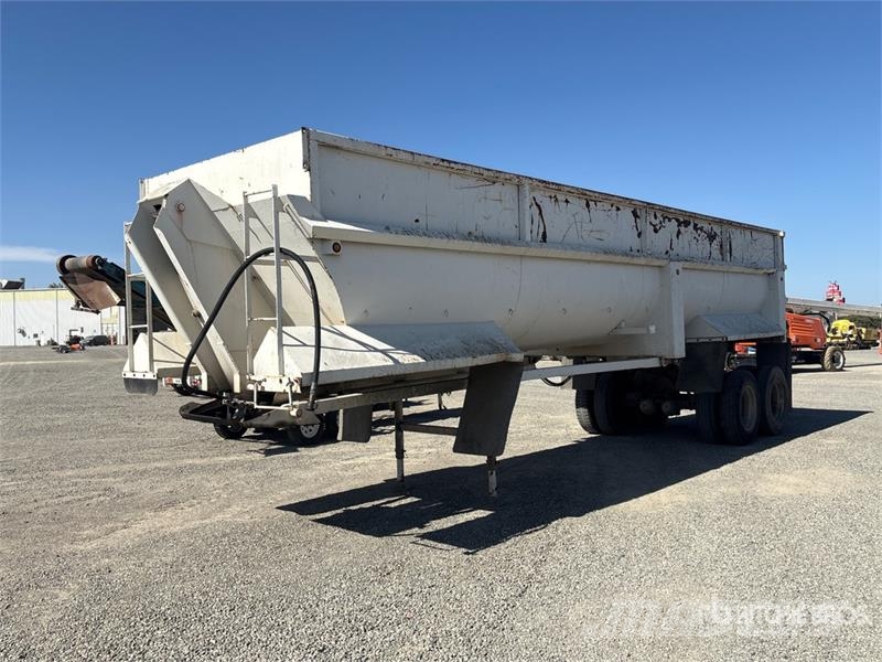 Western 30 ft T/A Frameless End Dump Trailer Przyczepy wywrotki