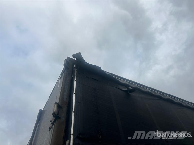 Western 52 ft Quad/A Curtain Side Trailer Priekabos su tentu