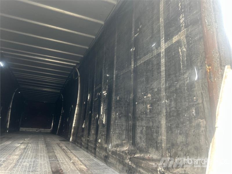 Western 52 ft Quad/A Curtain Side Trailer Priekabos su tentu