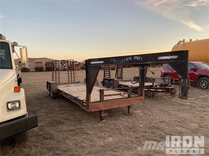 Western Pro 24 ft T/A Gooseneck Equipment Trailer Прицепы-Автовозы