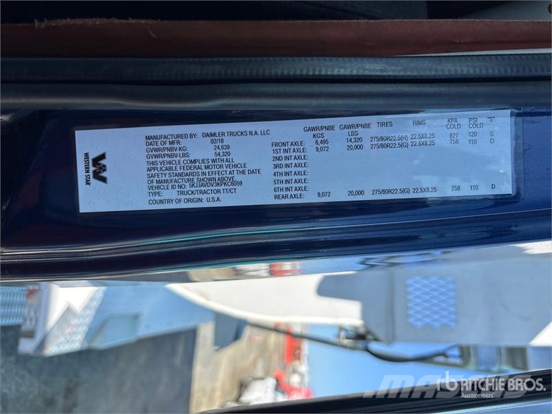 Western Star 4700 8x4 Tri/A Dump Truck Kiperi kamioni
