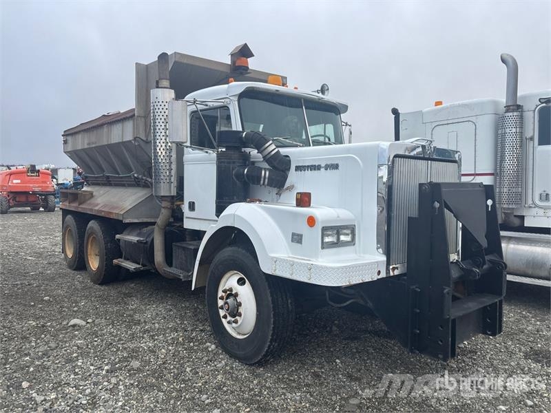Western Star 4864-2 6x4 Sander Spreader Truck Pilsētas atkritumvedēji