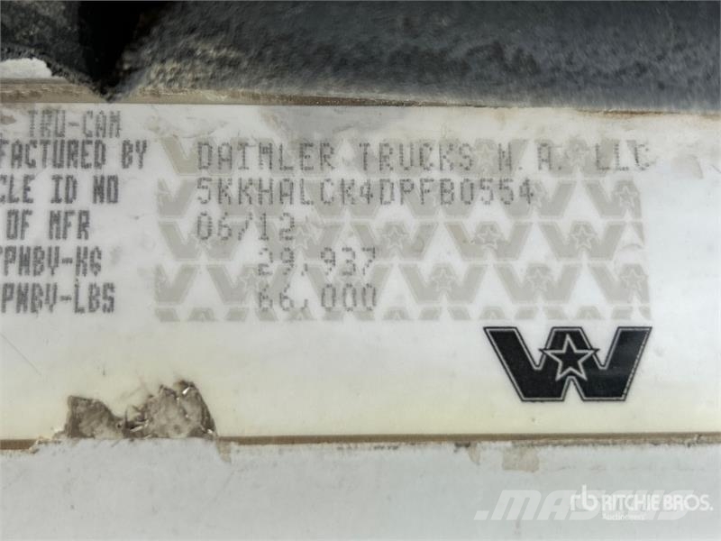 Western Star 4900 6x4 Lube Truck (Inoperable) Tovornjaki cisterne