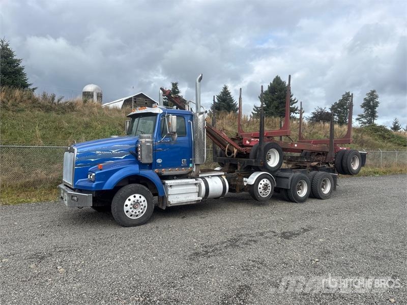Western Star 4900 8x4 Short Wood Log Truck Лісовози