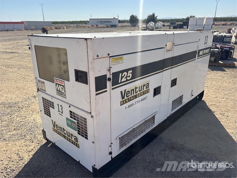 Whisperwatt DB-125SSJU 72 kW Skid-Mounted Generator Set Diesel Generators