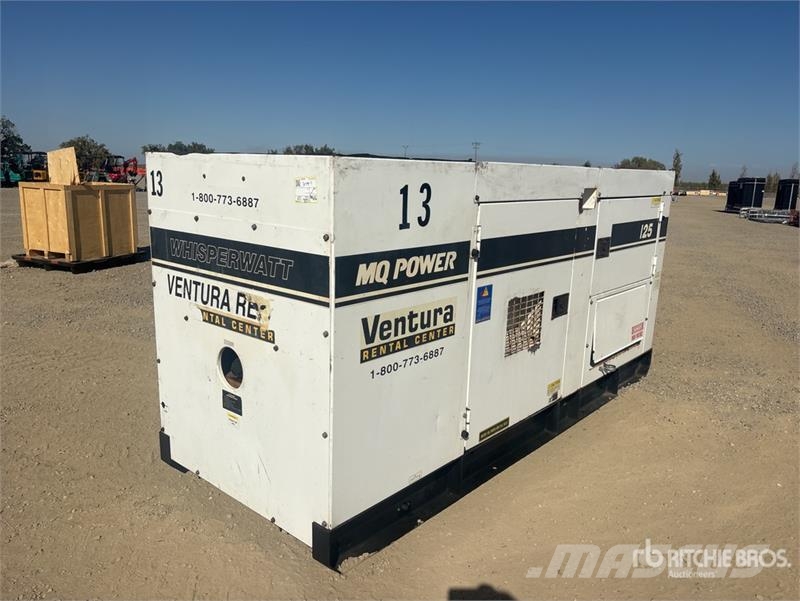 Whisperwatt DB-125SSJU 72 kW Skid-Mounted Generator Set Diesel Generators