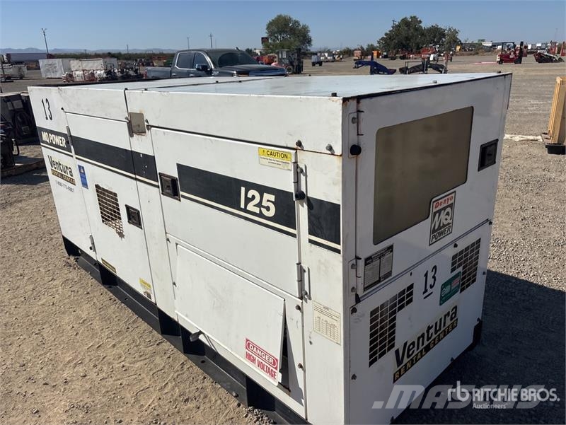 Whisperwatt DB-125SSJU 72 kW Skid-Mounted Generator Set Diesel Generators
