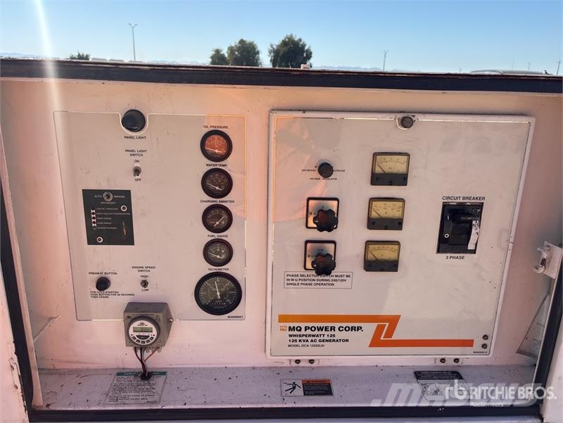 Whisperwatt DB-125SSJU 72 kW Skid-Mounted Generator Set Diesel Generators
