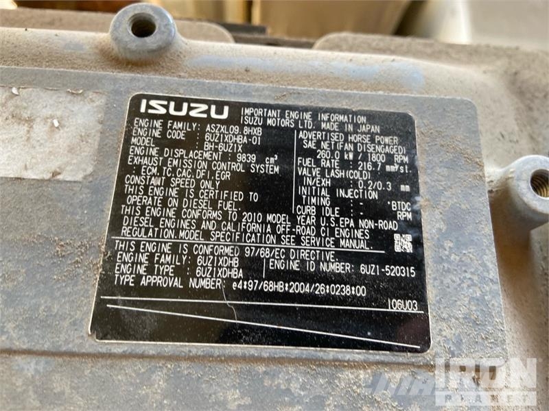 Whisperwatt DCA250SSIU 250 kVA Mobile Generator Set Diesel Generators