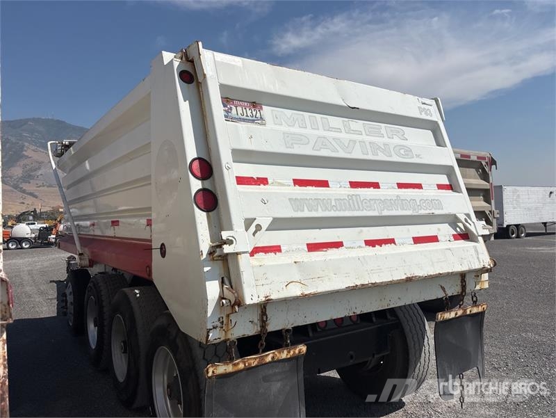 Williamsen 17 ft 10 in Quad/A Pup Dump Trailer 티퍼 트레일러