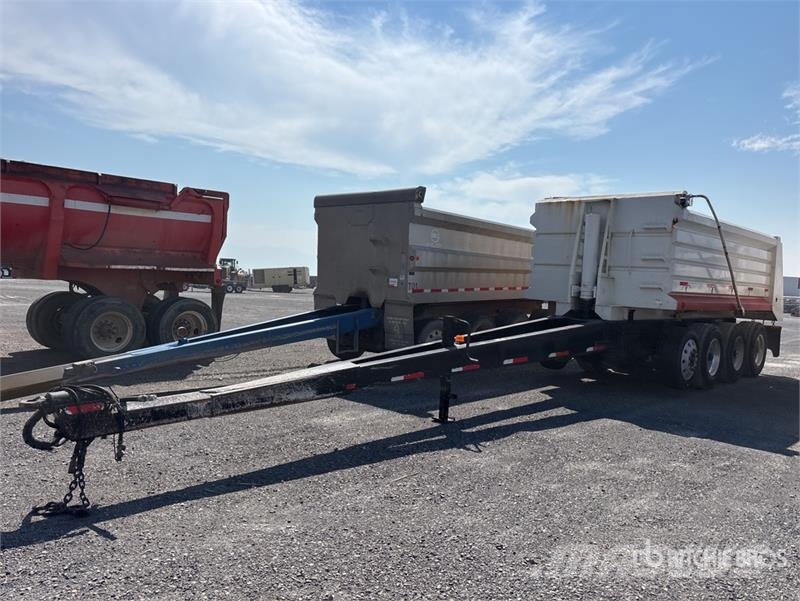 Williamsen 17 ft 10 in Quad/A Pup Dump Trailer 티퍼 트레일러