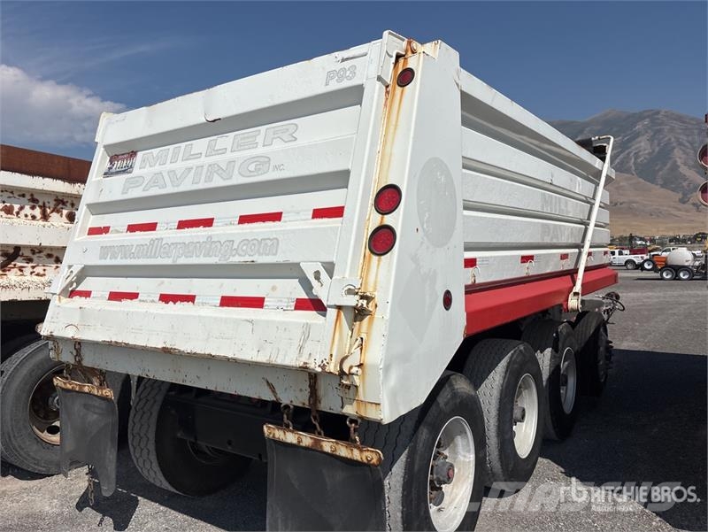 Williamsen 17 ft 10 in Quad/A Pup Dump Trailer 티퍼 트레일러