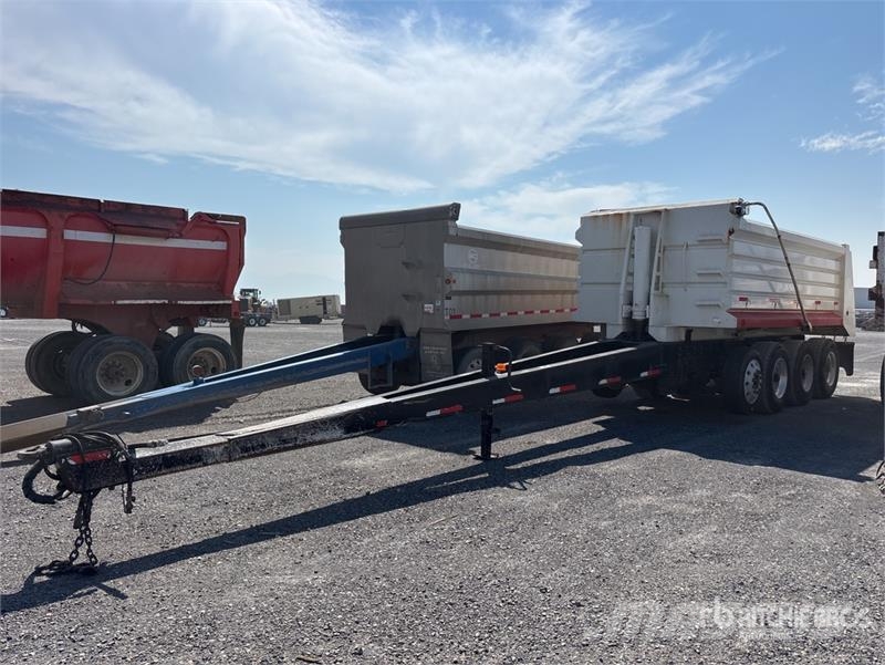 Williamsen 17 ft 10 in Quad/A Pup Dump Trailer 티퍼 트레일러