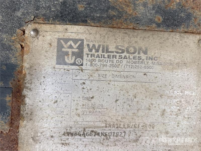 Wilson 30 ton 48 ft T/A Flatbed Trailer 平板式/側卸式拖車