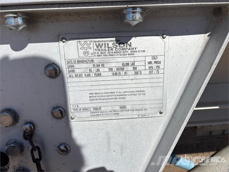 Wilson DWH-550B 43 ft T/A Grain Trailer 運糧車