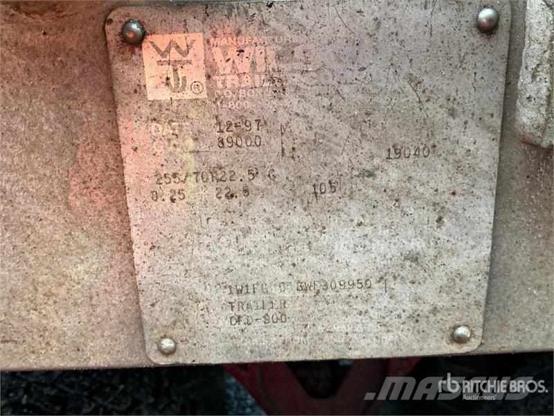 Wilson T/A Flatbed Trailer Plato/keson prikolice