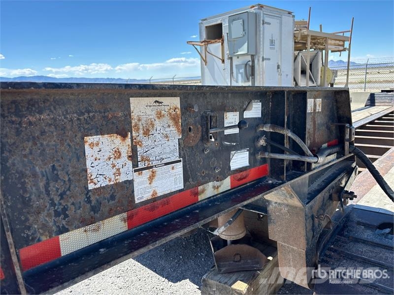 Witzco Trailers T/A Removable Gooseneck Lowboy Trailer Góndola de cama rebajada