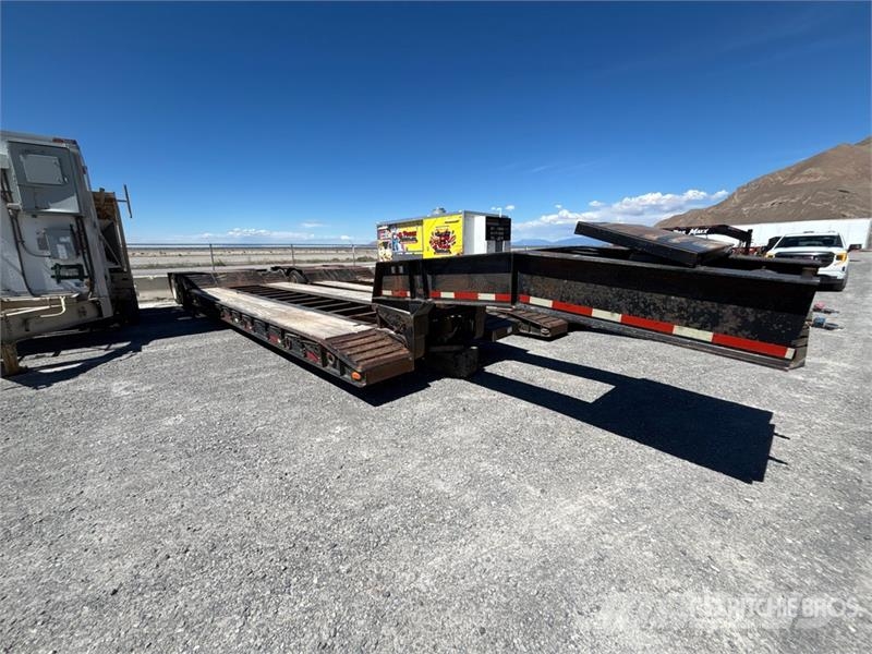 Witzco Trailers T/A Removable Gooseneck Lowboy Trailer Góndola de cama rebajada