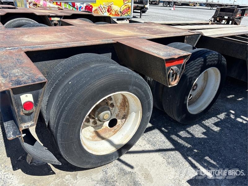 Witzco Trailers T/A Removable Gooseneck Lowboy Trailer Góndola de cama rebajada