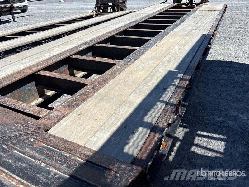 Witzco Trailers T/A Removable Gooseneck Lowboy Trailer Góndola de cama rebajada