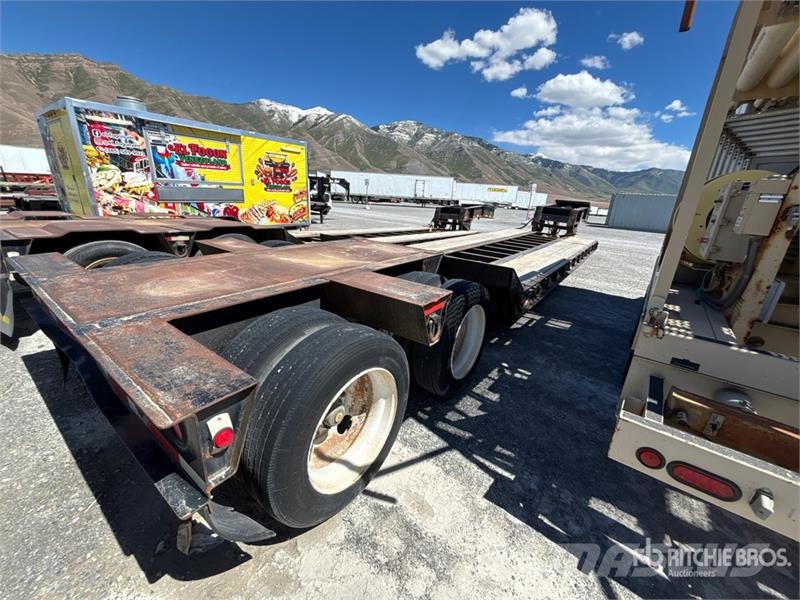 Witzco Trailers T/A Removable Gooseneck Lowboy Trailer Góndola de cama rebajada