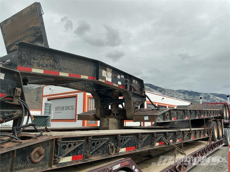 Witzco Trailers T/A Removable Gooseneck Lowboy Trailer Góndola de cama rebajada
