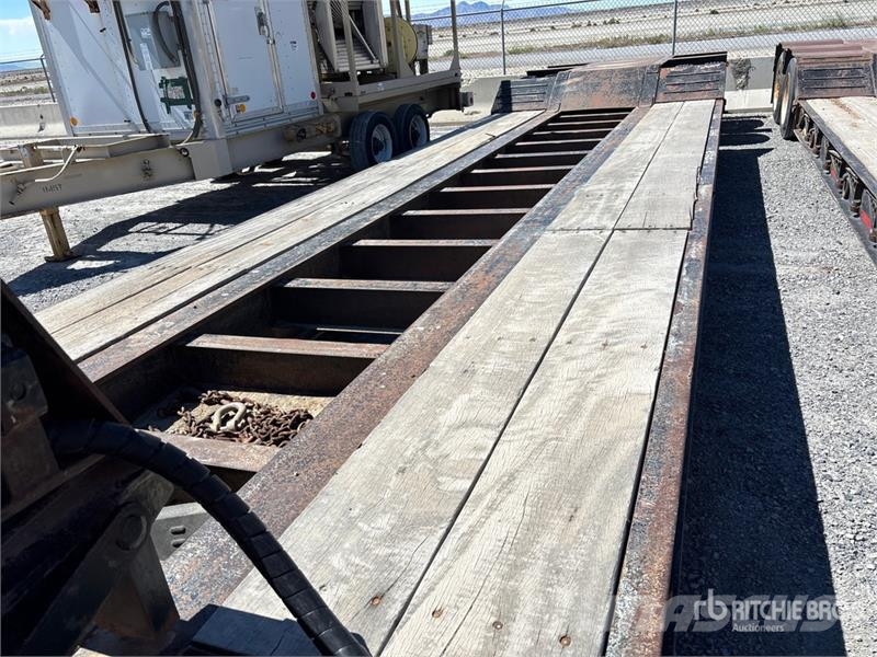 Witzco Trailers T/A Removable Gooseneck Lowboy Trailer Góndola de cama rebajada