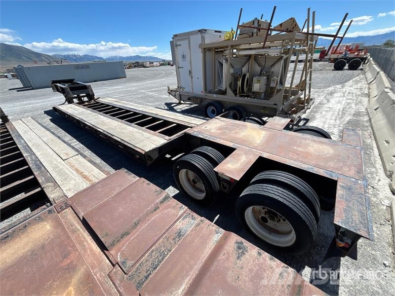 Witzco Trailers T/A Removable Gooseneck Lowboy Trailer Góndola de cama rebajada
