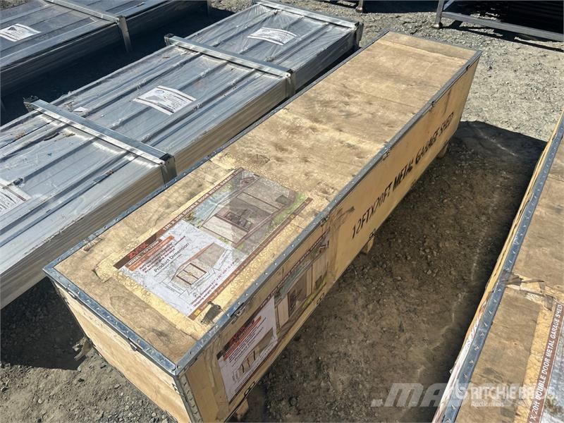 WorkSai CP1220W Metal Garage Shed (Unused) Steel frame buildings