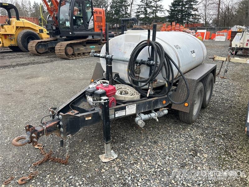 Wylie 500 gal T/A Water Tank Trailer Tanker trailers