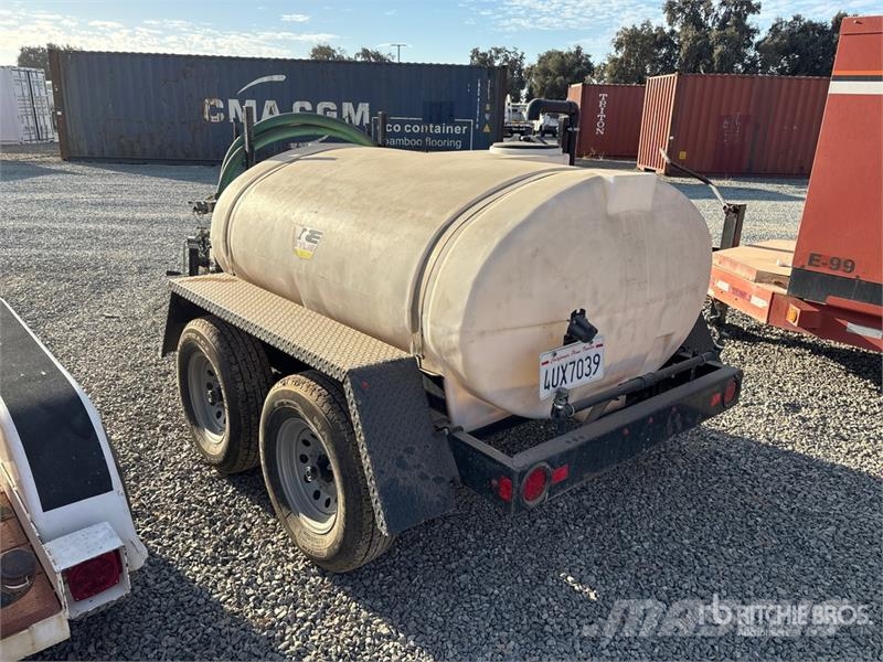 Wylie 500 Gallon 500 gal T/A Water Tank Trailer Citi