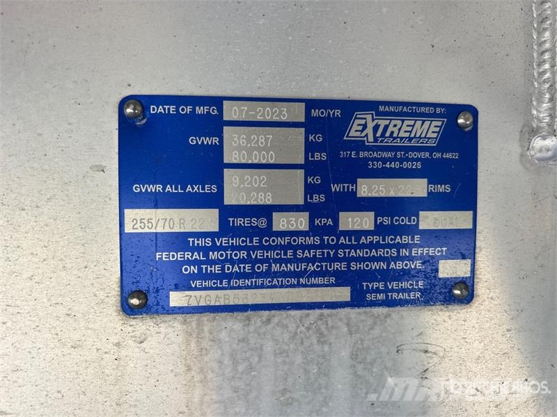 Xtreme 53 ft Spread Axle Step Deck Trailer Pranchas / Carrega-tudo