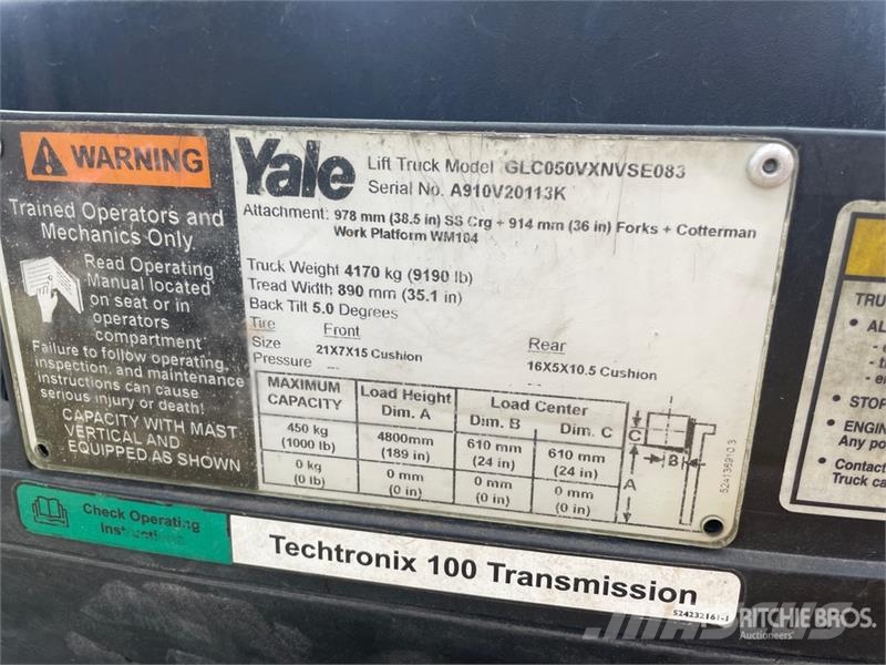 Yale GLC050VXNVSE083 其他叉车